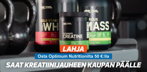 Osta Optimum Nutrinionilta 50 :lla, saat lahjan